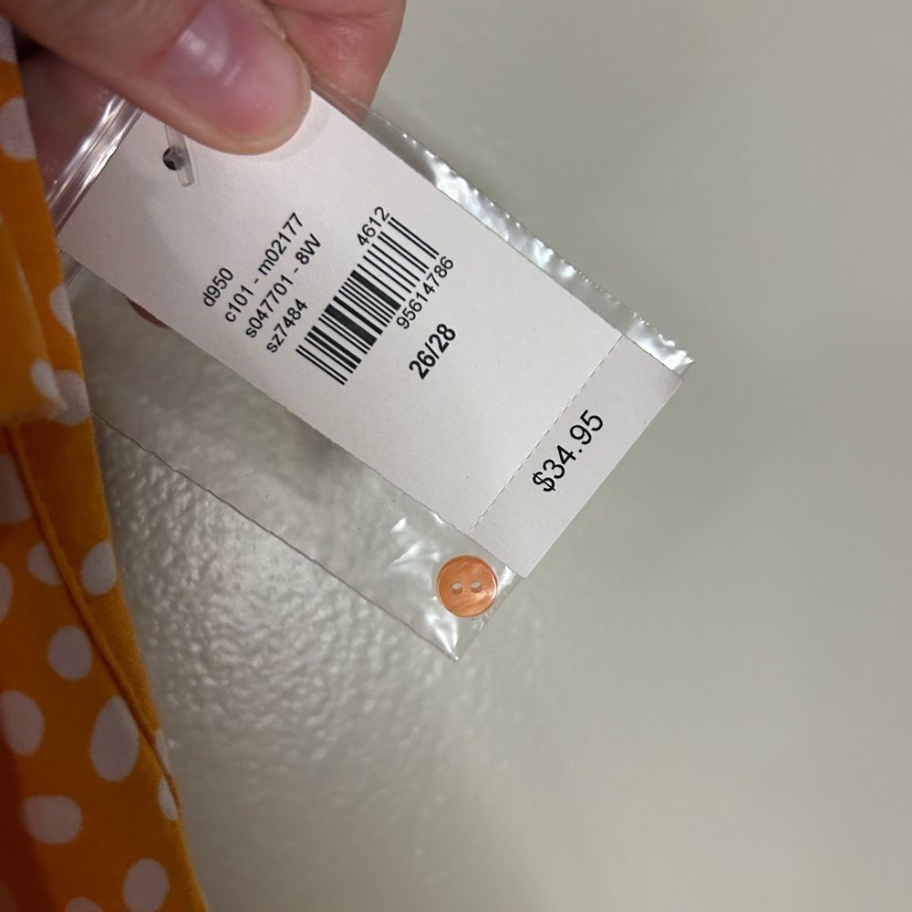 NWT Lane Bryant polka dot tank top size 26 / 28 - Picture 7 of 12
